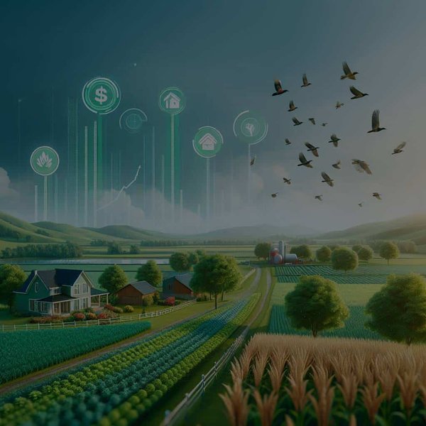 Quels sont les avantages à investir dans une propriété avec des terres agricoles attenantes ?